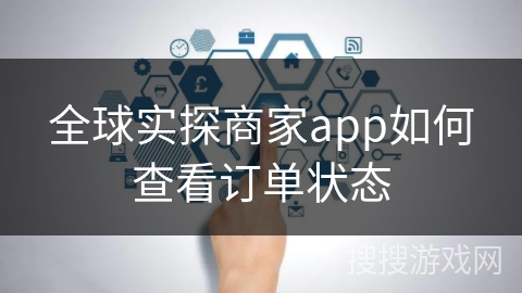 全球实探商家app如何查看订单状态