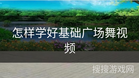 怎样学好基础广场舞视频