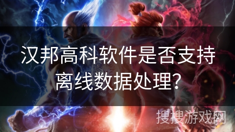 汉邦高科软件是否支持离线数据处理？