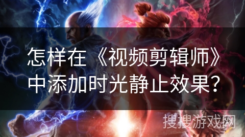 怎样在《视频剪辑师》中添加时光静止效果？