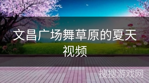 文昌广场舞草原的夏天视频 文昌广场舞草原的夏天视频
