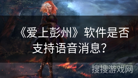 《爱上彭州》软件是否支持语音消息？