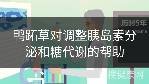 鸭跖草对调整胰岛素分泌和糖代谢的帮助