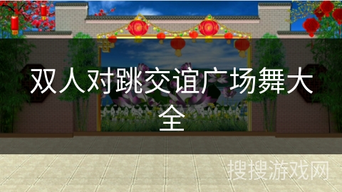 双人对跳交谊广场舞大全