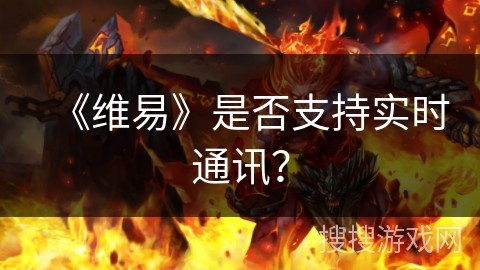 《维易》是否支持实时通讯？