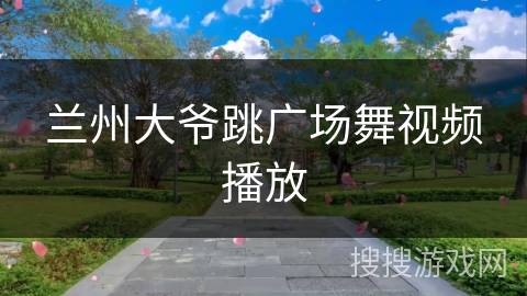 兰州大爷跳广场舞视频播放