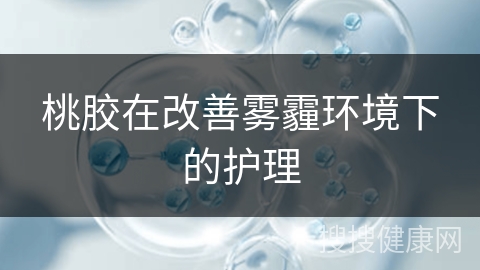 桃胶在改善雾霾环境下的护理