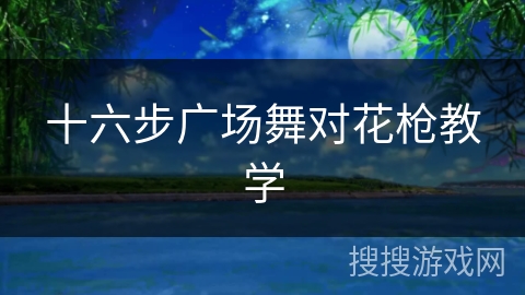 十六步广场舞对花枪教学