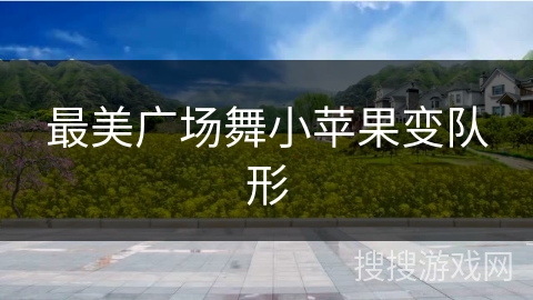 最美广场舞小苹果变队形 最美广场舞小苹果变队形