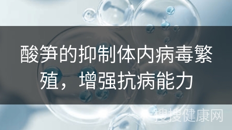 酸笋的抑制体内病毒繁殖，增强抗病能力