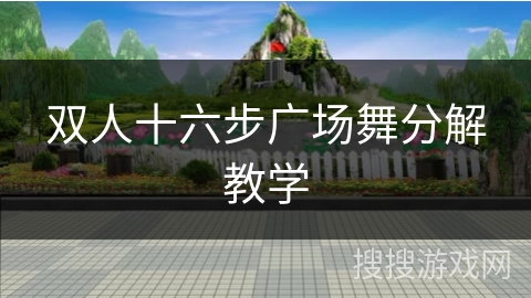双人十六步广场舞分解教学 双人十六步广场舞分解教学
