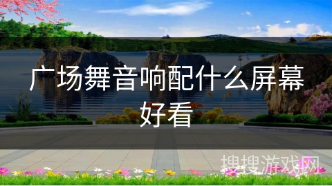广场舞音响配什么屏幕好看
