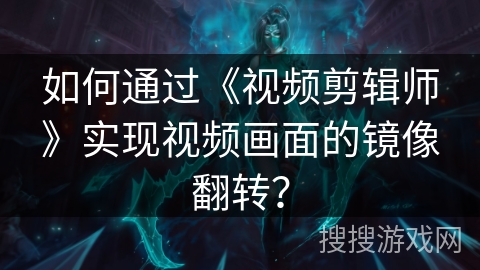 如何通过《视频剪辑师》实现视频画面的镜像翻转？