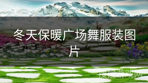 冬天保暖广场舞服装图片