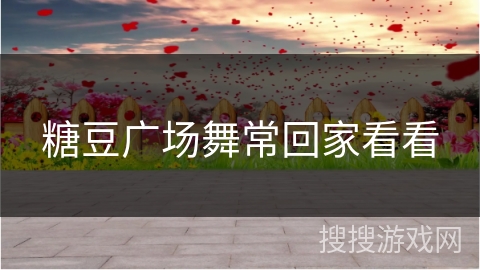 糖豆广场舞常回家看看