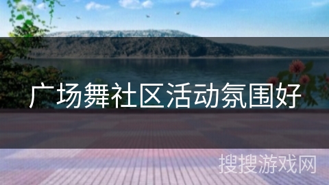 广场舞社区活动氛围好