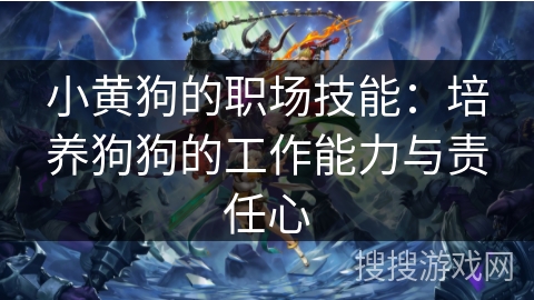 小黄狗的职场技能：培养狗狗的工作能力与责任心