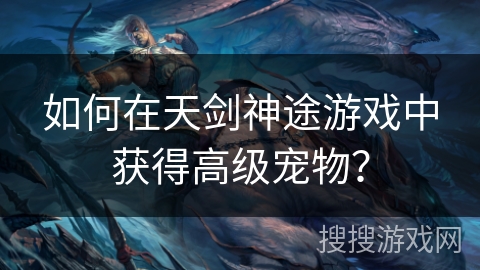 如何在天剑神途游戏中获得高级宠物？
