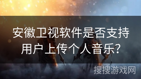 安徽卫视软件是否支持用户上传个人音乐？