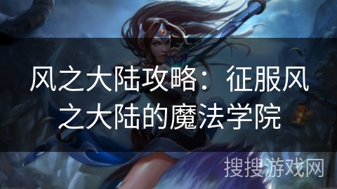 风之大陆攻略：征服风之大陆的魔法学院