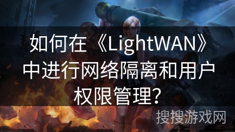 如何在《LightWAN》中进行网络隔离和用户权限管理？