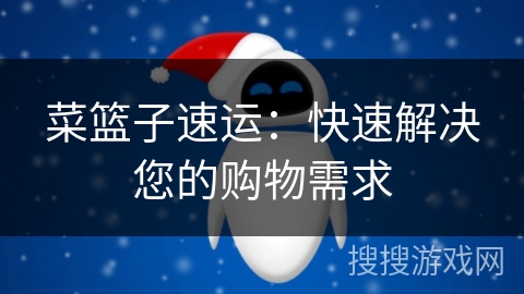菜篮子速运：快速解决您的购物需求