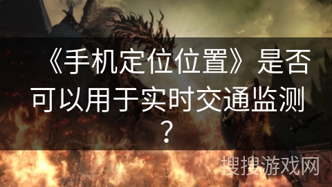《手机定位位置》是否可以用于实时交通监测？