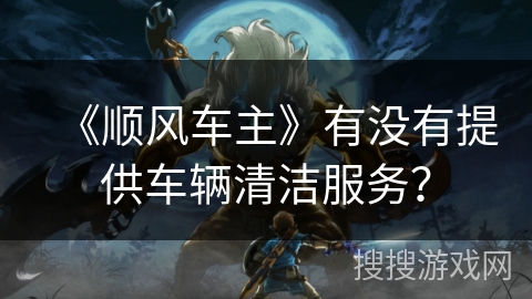 《顺风车主》有没有提供车辆清洁服务？