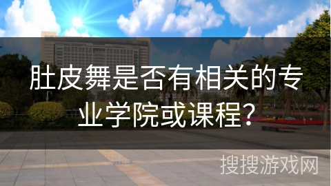 肚皮舞是否有相关的专业学院或课程？
