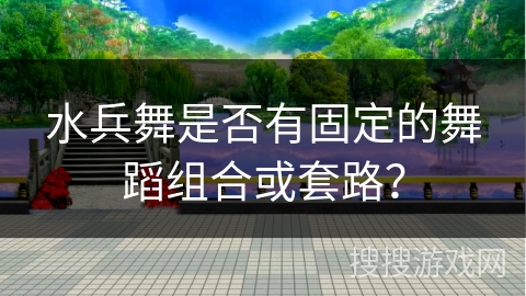 水兵舞是否有固定的舞蹈组合或套路？