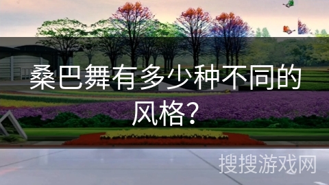 桑巴舞有多少种不同的风格？