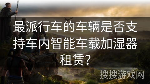 最派行车的车辆是否支持车内智能车载加湿器租赁？