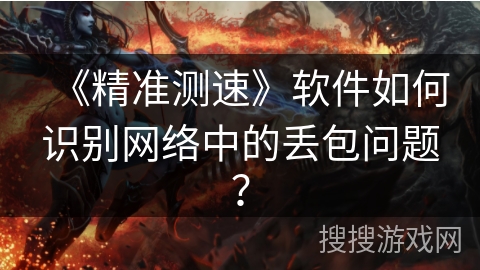《精准测速》软件如何识别网络中的丢包问题？