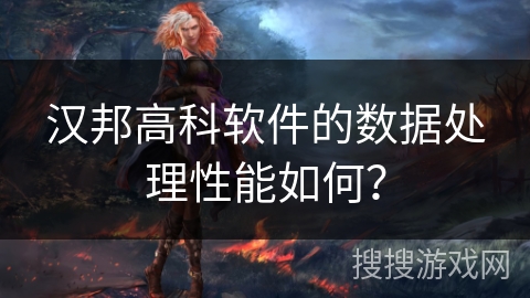 汉邦高科软件的数据处理性能如何？
