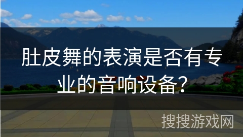 肚皮舞的表演是否有专业的音响设备？
