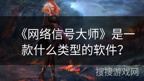 《网络信号大师》是一款什么类型的软件？
