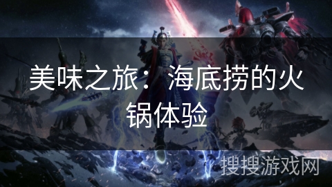美味之旅：海底捞的火锅体验