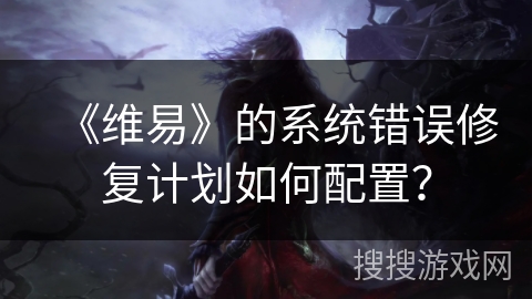 《维易》的系统错误修复计划如何配置？