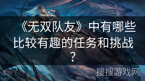 《无双队友》中有哪些比较有趣的任务和挑战？