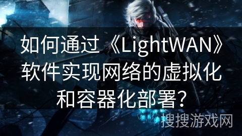 如何通过《LightWAN》软件实现网络的虚拟化和容器化部署? 如何通过《LightWAN》软件实现网络的虚拟化和容器化部署?