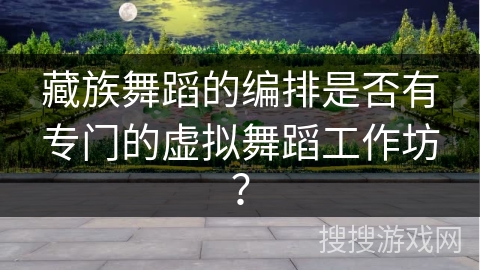 藏族舞蹈的编排是否有专门的虚拟舞蹈工作坊？