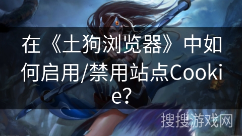 在《土狗浏览器》中如何启用/禁用站点Cookie? 在《土狗浏览器》中如何启用/禁用站点Cookie?