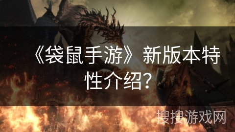 《袋鼠手游》新版本特性介绍？