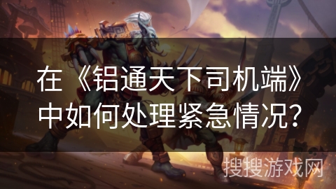 在《铝通天下司机端》中如何处理紧急情况? 在《铝通天下司机端》中如何处理紧急情况?