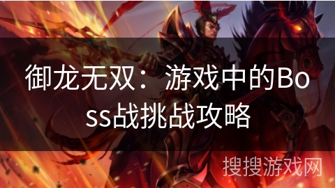 御龙无双：游戏中的Boss战挑战攻略