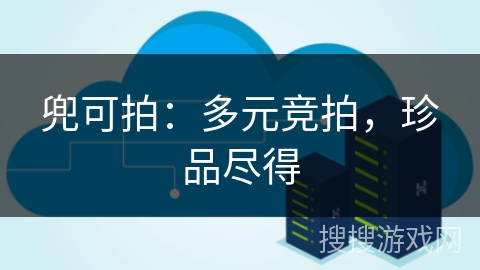 兜可拍：多元竞拍，珍品尽得