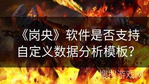 《岗央》软件是否支持自定义数据分析模板？