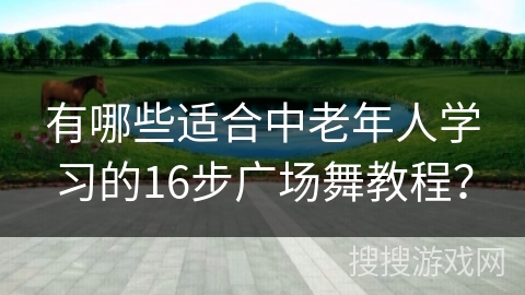 有哪些适合中老年人学习的16步广场舞教程？