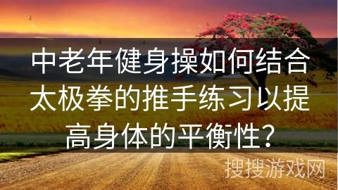 中老年健身操如何结合太极拳的推手练习以提高身体的平衡性？