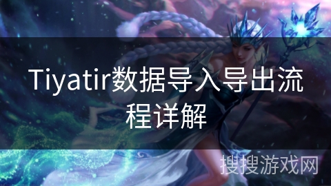 Tiyatir数据导入导出流程详解 Tiyatir数据导入导出流程详解